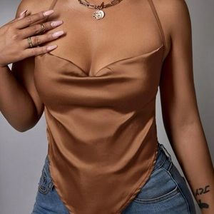 Backless Strappy Crop Top